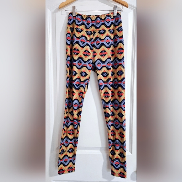 LuLaRoe Aztec Print Leggings - Picture 1 of 4